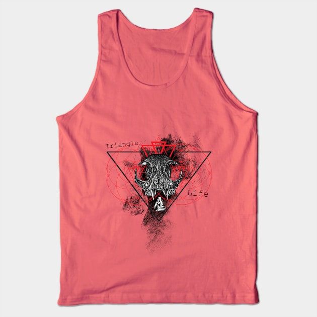 Triangle of life Tank Top by dekRa